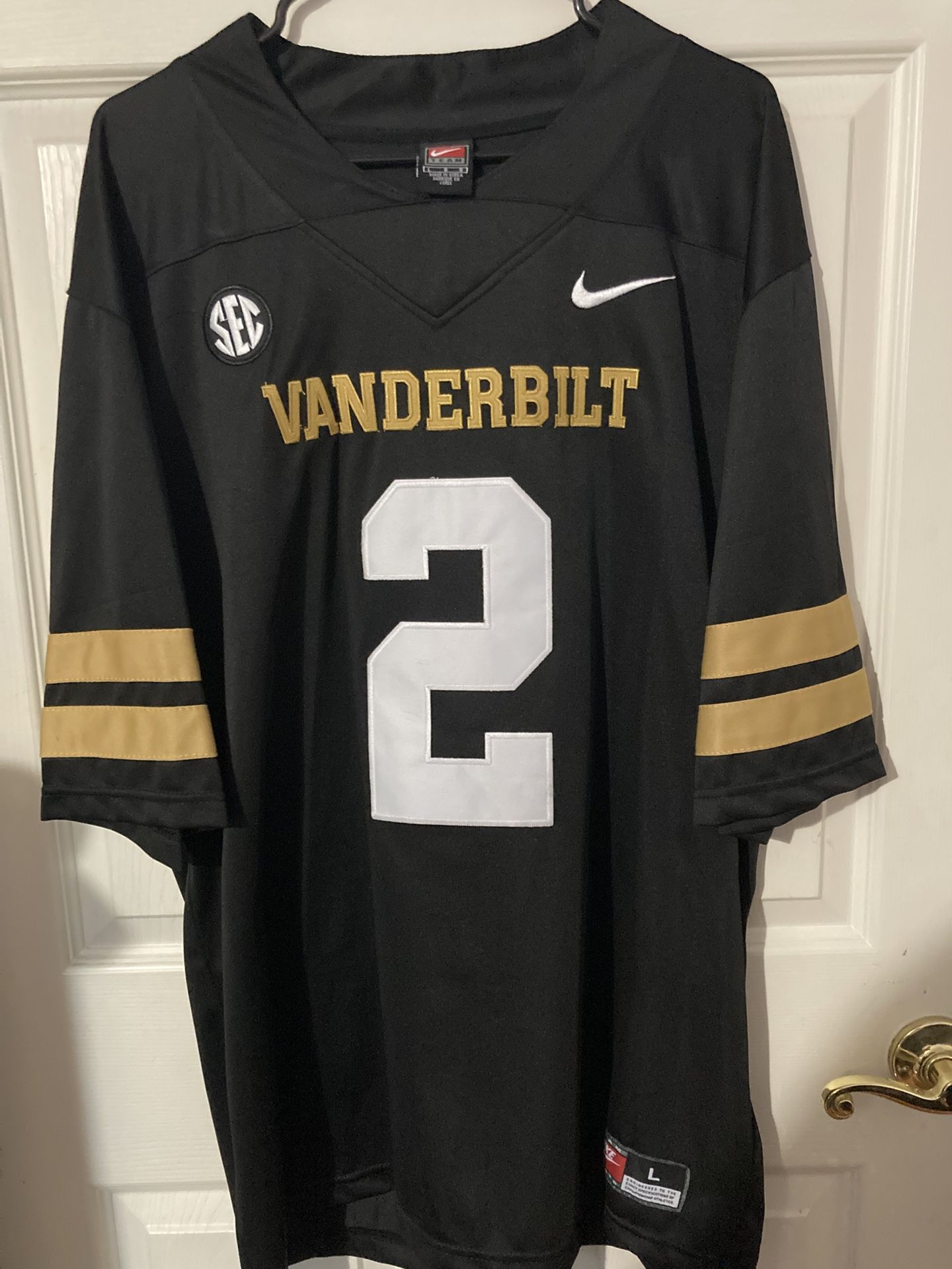Vanderbilt Pavia Football Jersey (New, Without Tags, Men’s Large) Firm On Price