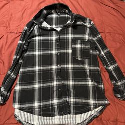 Flannel Plaid Button Down Long sleeve Shirt