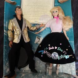 1997 Barbie And Elvis Collectors Set