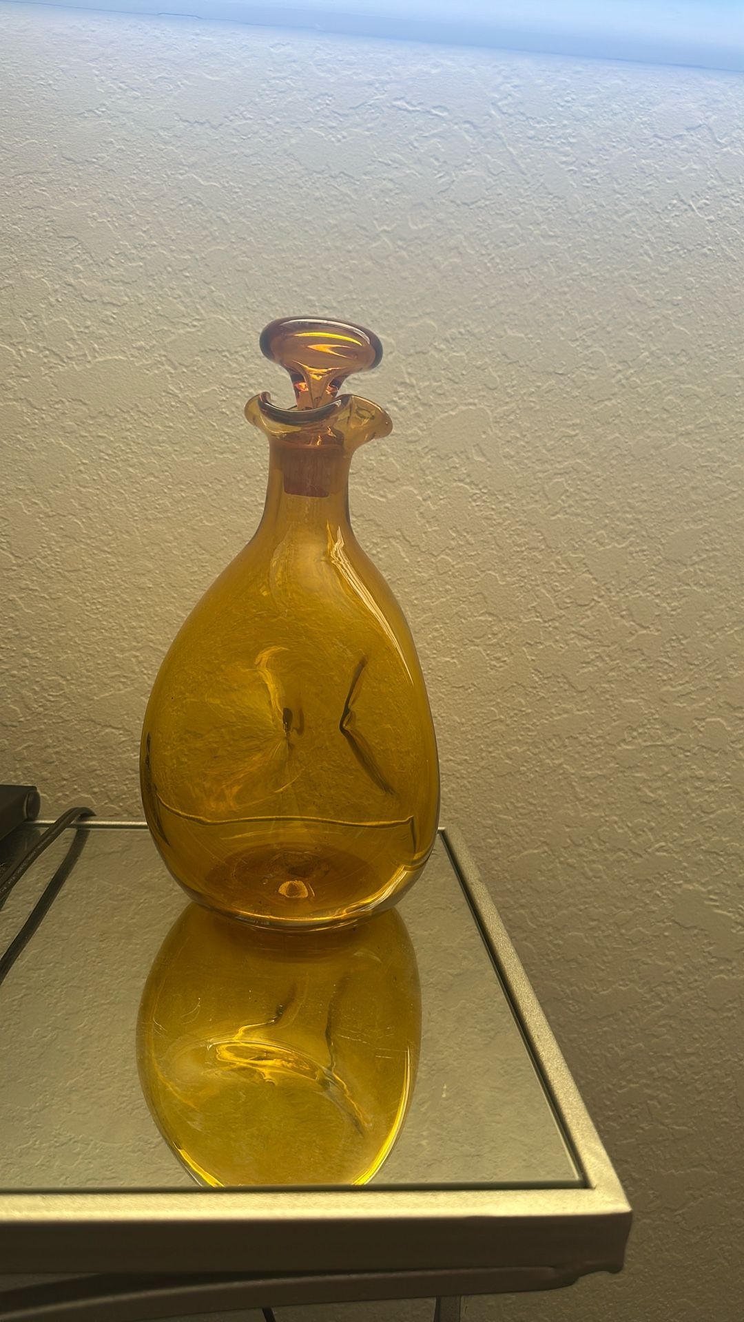 Blenko Or Carl Erickson Vintage Decanter