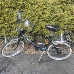 Vintage Peugeot Folding Bike 20” – 1980s Classic