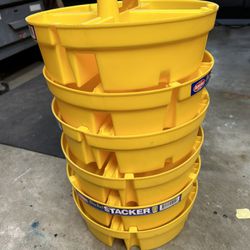 Bucket Boss Stackers 6 For $40 New