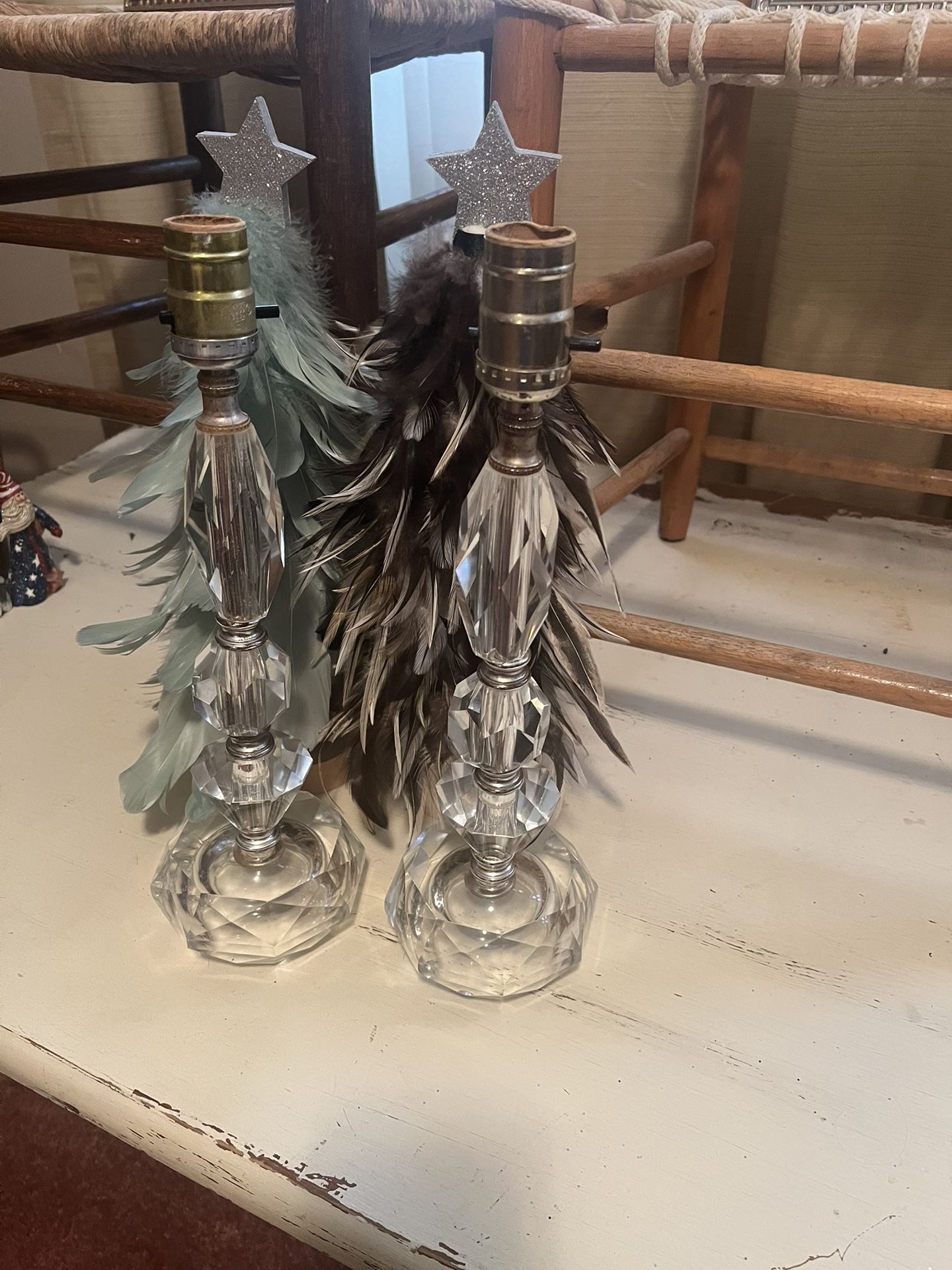Vintage Glass Lamps