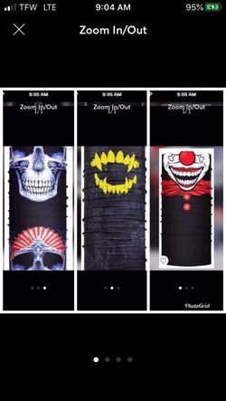 3 face covers