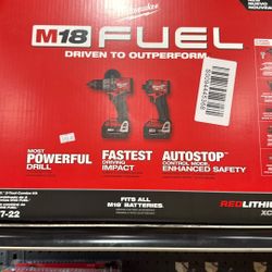 Milwaukee M18 Fuel Kit Impact Drill