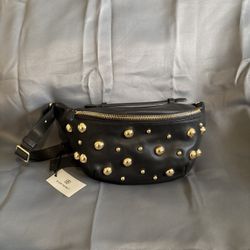 B-Low the Belt Studded Belt Bag – Black – BNWT – Rare 