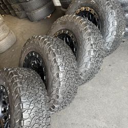 Vendo Rines Nuevos 17x9 De Ancho De 6 Pernos Con Llantas 265:70/R17 Bfgoodrich Instacion Y Balance Las 4 Para Tacomas Chevy Silverado Tundra Nissan