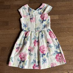 Gap Kids Floral Print Spring Dress 