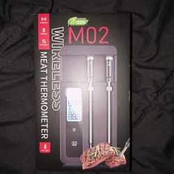 Smart Wireless Meat Thermometer with Dual Probes, Bluetooth & WiFi Combo, High Precision & Fast Response for BBQ, Grill, Smoker, Oven, Air Fryer