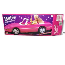Mattel Barbie VTG 1995 Pink Corvette Convertible Sports Car 67164-91; New open box.