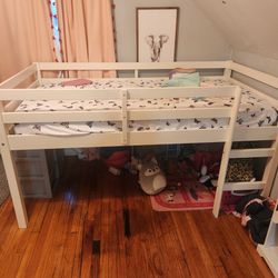 Lofted Twin Size Kid's Bed frame 