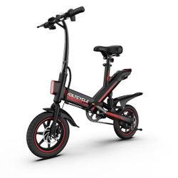 New VoltCycle Electric Bike Adults 350W Motor 14 inch E Bike 18.6mph Folding Ebike  New in box Advantages of VoltCycle electric bike：  【Super Cost-eff