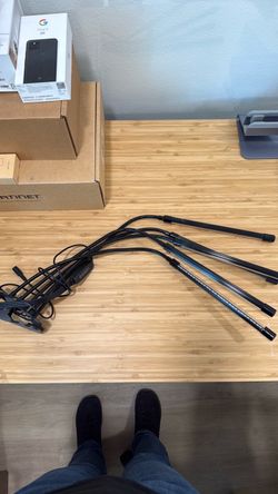 Table top clip on grow light with timer