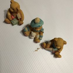 Cherished Teddy Three Figurines