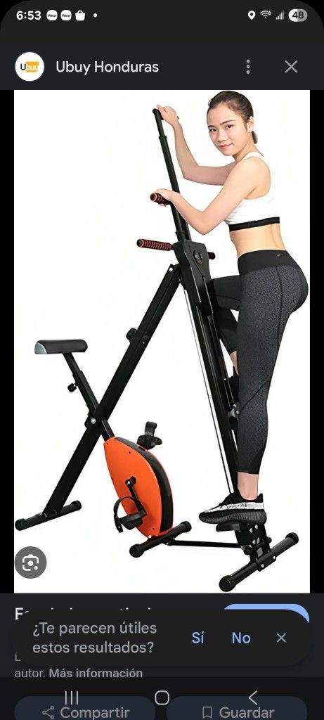 Bicycle and stair climber 