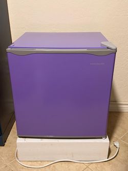 Frigidaire 1.6 Cu. Ft. Mini Refrigerator with Built-in Freezer, Compact Refrigerator with Door Storage, EFR115, Purple