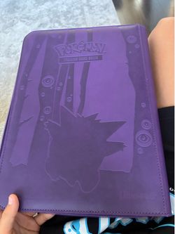 Binder with Pokémon cards