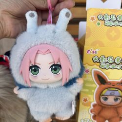Naruto Plush Labubu SAKURA