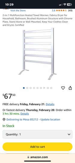 Towel Rack Warmer