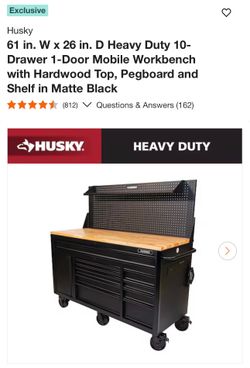 Husky brand tool bench