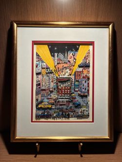 “Broadway Night” by Charles Fazzino