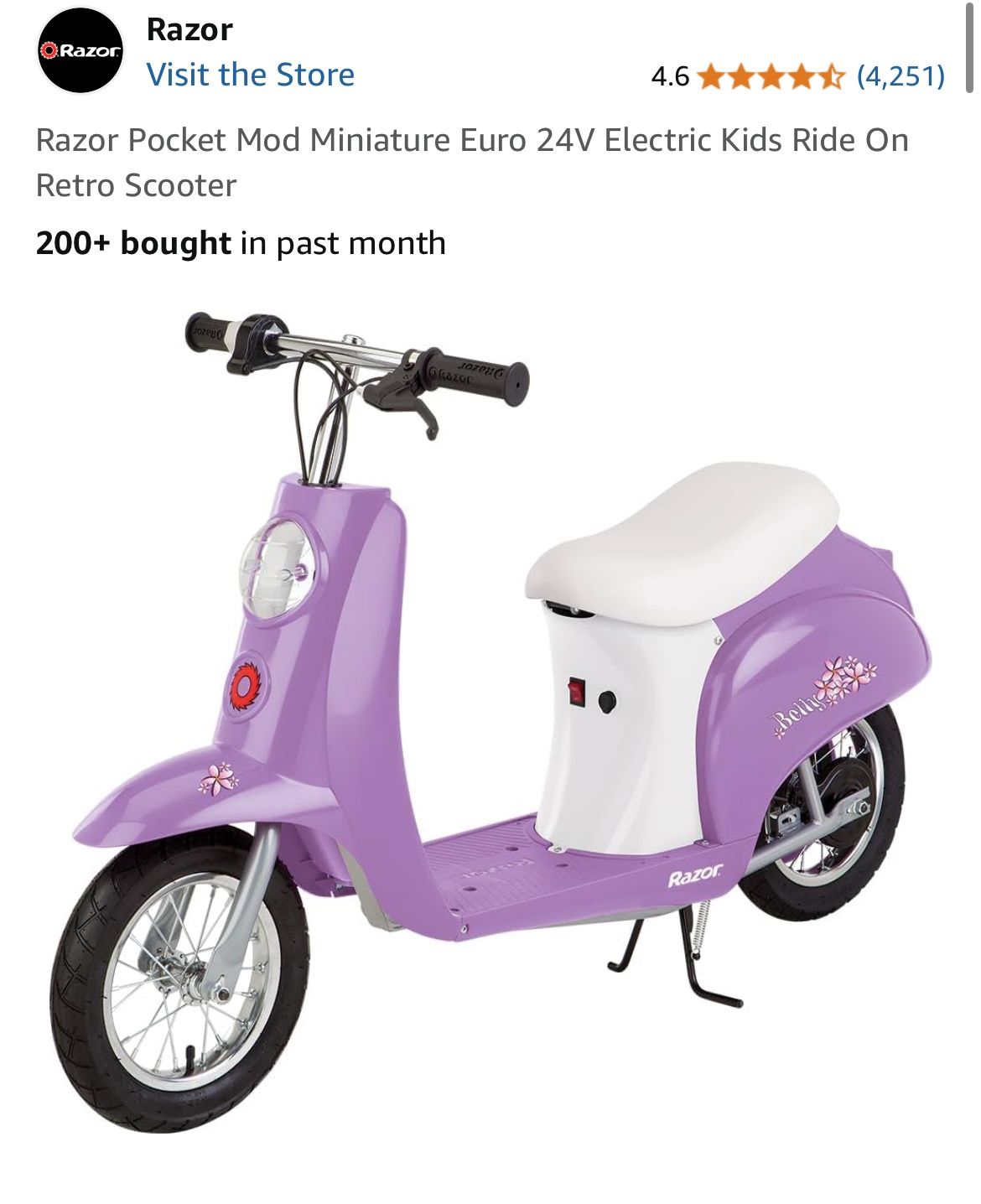 Razor Pocket Mod Moped***BRAND NEW!**