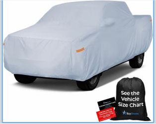 EzyShade Truck Cover Waterproof All Weather. See Truck Size-Chart. Size T4 Outdoor Car Covers for Automobiles. Rain Sun Snow UV Dust Protection. Sedan