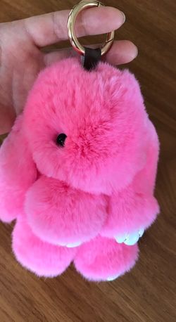 Rabbit Keychain Bag Charm (Pink or lavender)