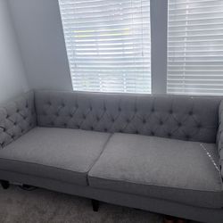 Modern Silver Sofa 