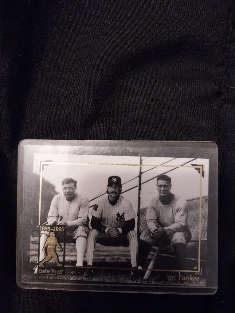 Mr. Yankee Babe Ruth Baseball Card
