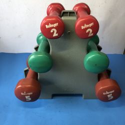 Bollinger 2,3,5 Sets Dumbells With Rack 