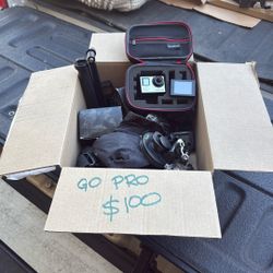 GoPro Hero 4 With LCD Screen And All Kinds Of Mounts