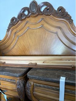 Europe style, king size , real wood heavy