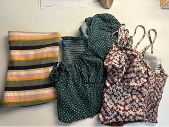 Tops, Shorts, Skirts, Dresses