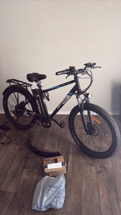Hitway electric bike with charger and air pump