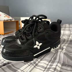 Louis Vuitton Skate Sneaker 'Black White' | Men's Size 9.5
