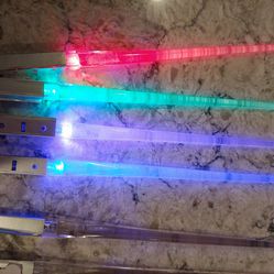 3 Sets Of LED Chopsticks..Brand New