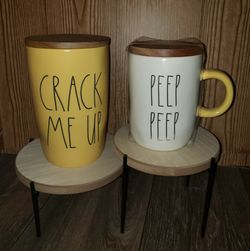 Farmhouse Style Easter Kitchen Decor Mug And Canister Rae Dunn