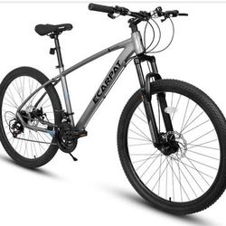 New Mountain Bike 27” Wheels 21-Speed Mens Womens Trail Commuter City Mountain Bike