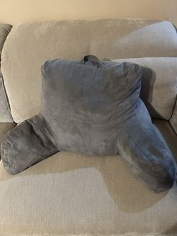 Gray Reading Pillow