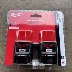 Brand New Milwaukee M12 Batteries 🔋 