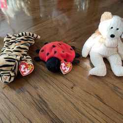 3 Vintage Beanie Babies in Excellent Condition