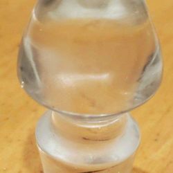 Vintage Glass Bottle Stopper 