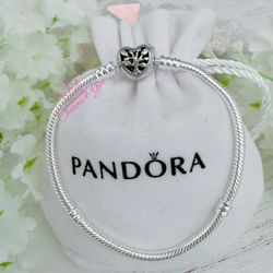 Pandora style bracelet !!  925 sterling silver. 