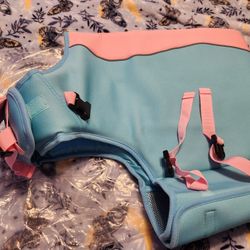 Dog Life Jacket Size Extra Large, Pink And Blue