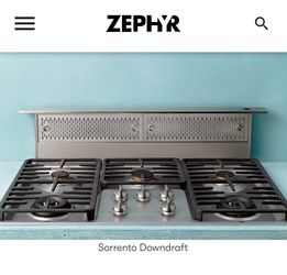 Zephyr Sorrento Downdraft