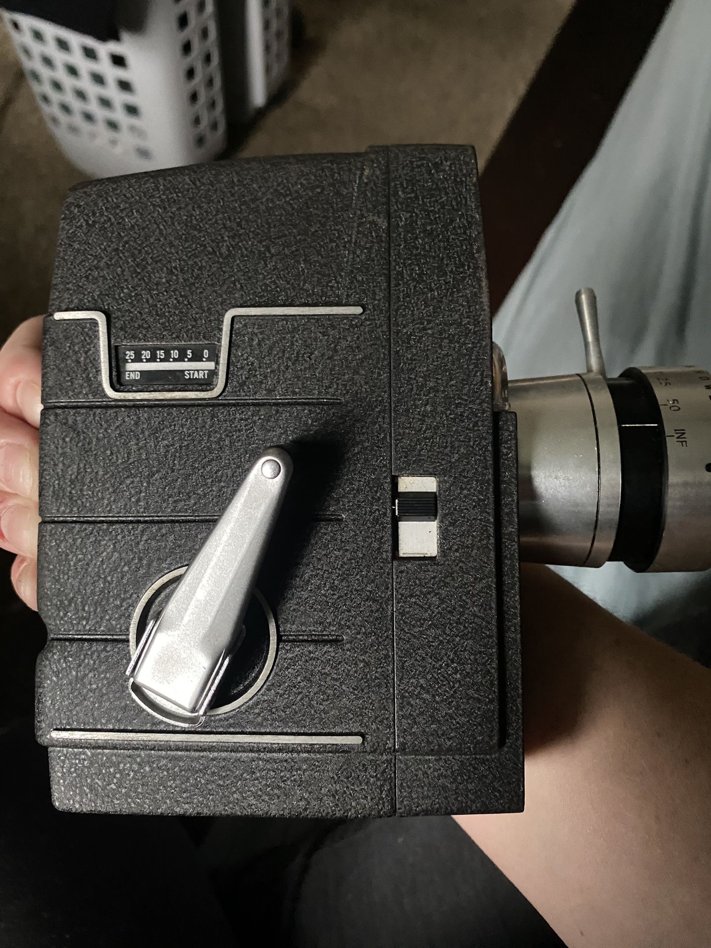 vintage Bell & Howell Electric Eye 8mm movie camera with case