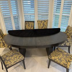 Walter E Smith - Stunning Canadel Dining/Kitchen Set 6 Chairs, Leaf