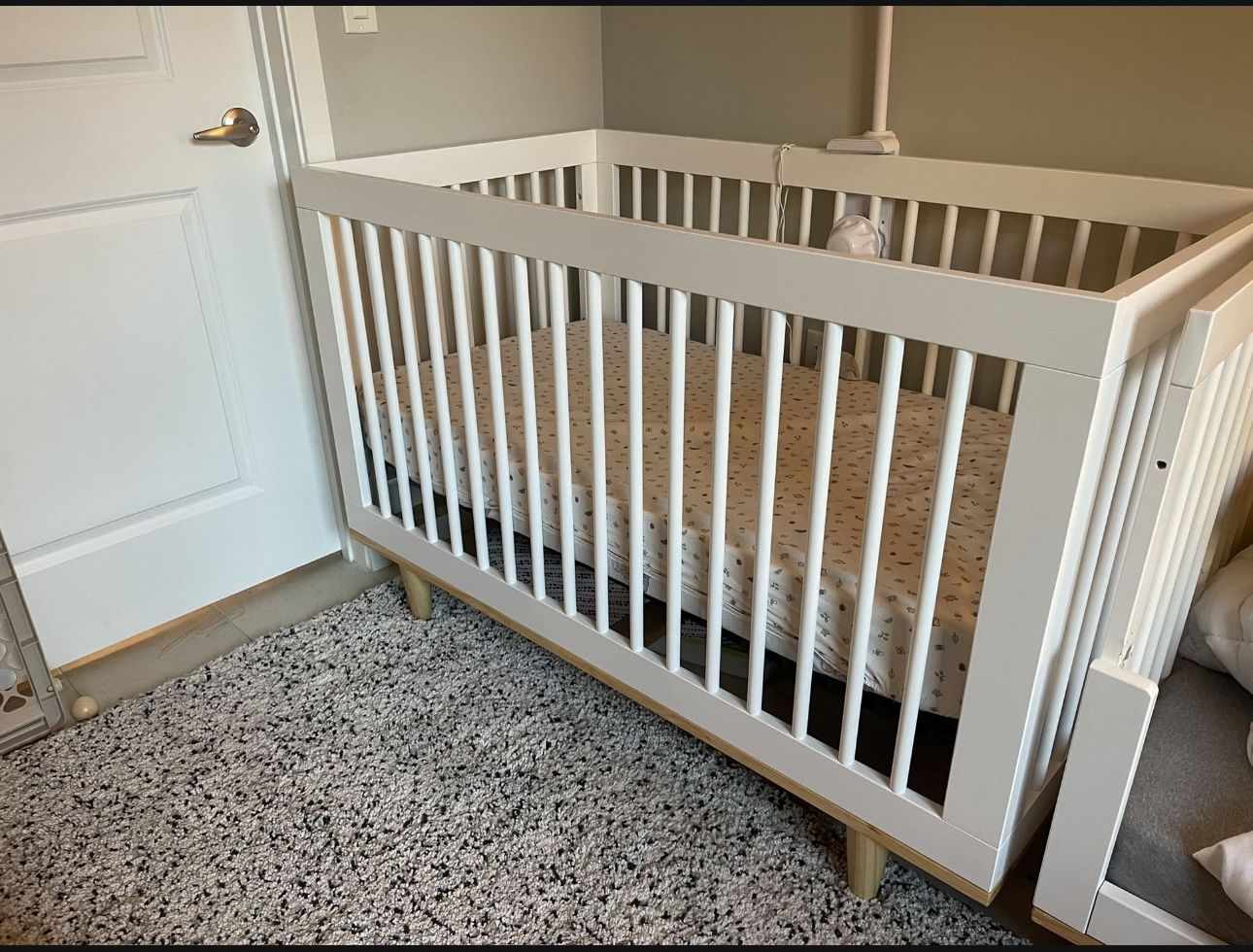 Marley Crib 3 In 1 W/ Mattress & Toddler Bed Conversion for Sale in San