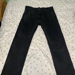 Black Levis Mens 505s 38x30
